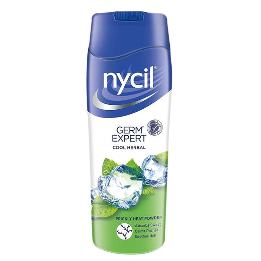 Nycil Cool Herbal Prickly Heat Talcum Powder, 150gm
