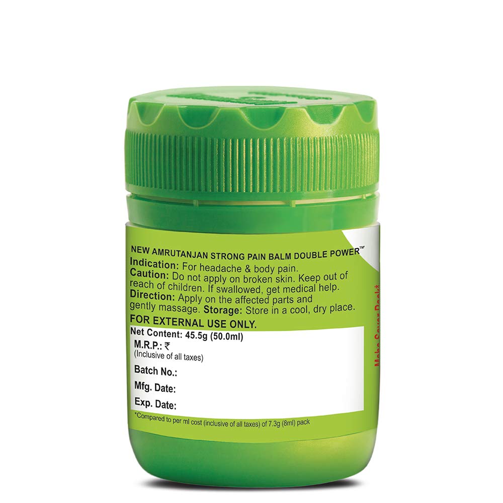 Amrutanjan Strong Pain Balm - 50 ml