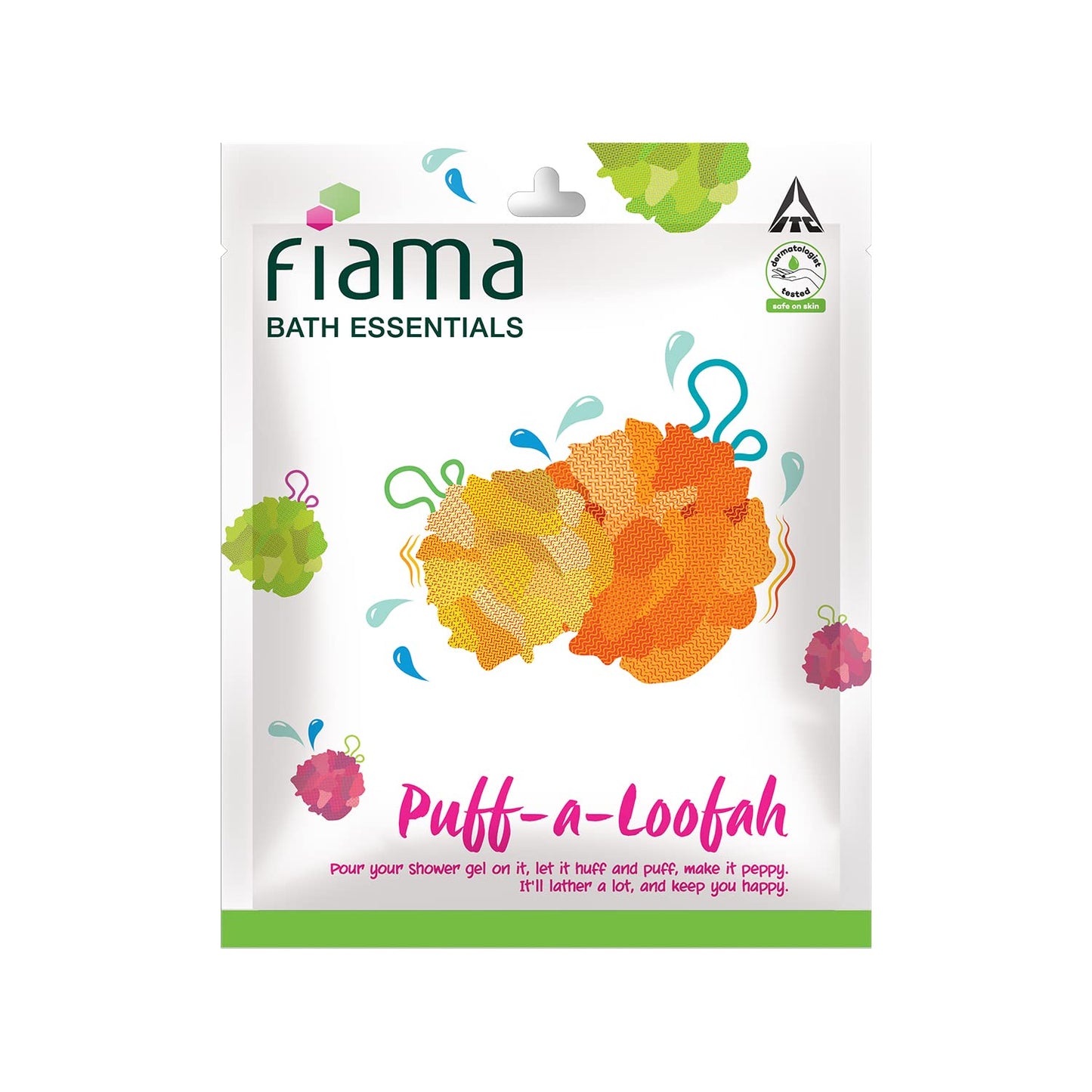 Fiama Bath Essential Puff-a-Loofah Soft, Exfoliated and Energized Skin
