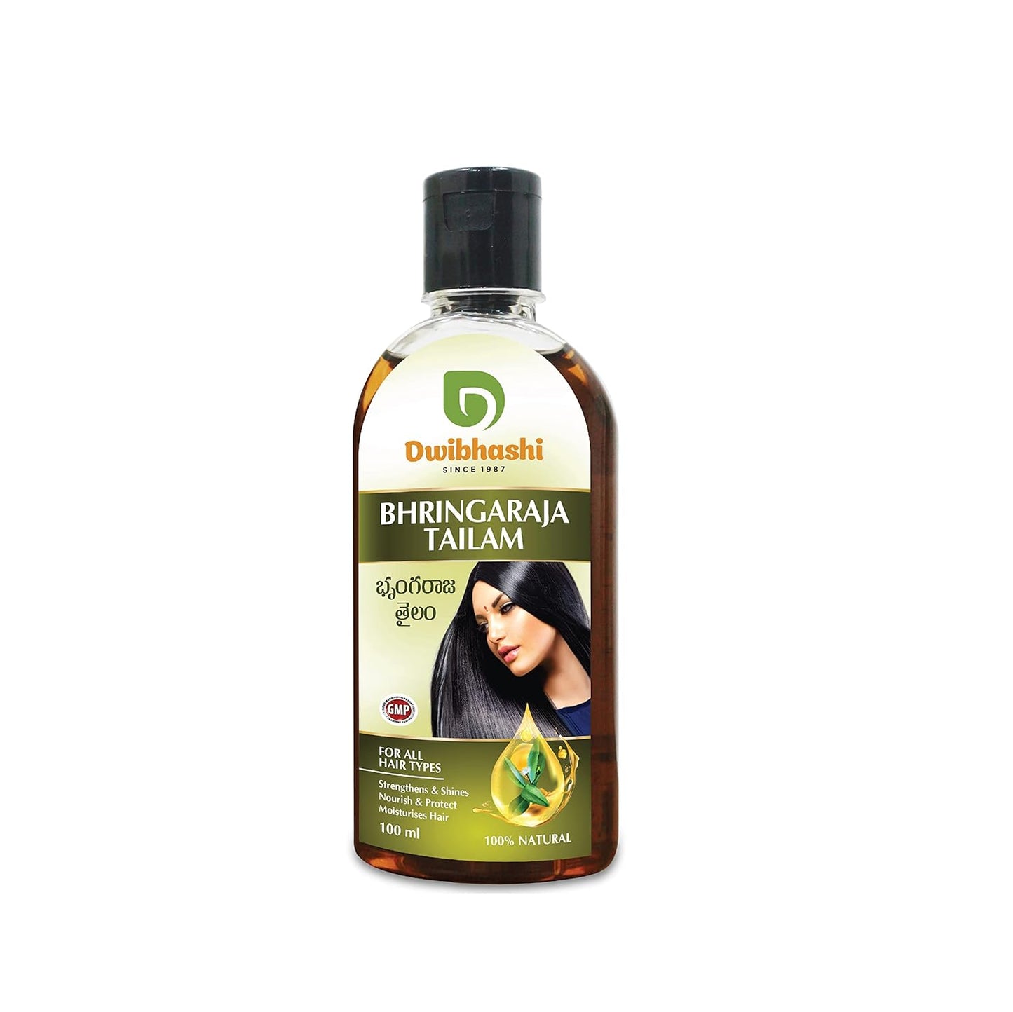 Dwibhashi Bringraj Tailam Hair Oil For Deep Conditioning - Controls Hair Fall 100 ML