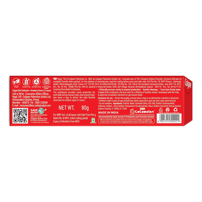 Colgate Kids Toothpaste for 2-5 Years - 80gm (Strawberry Flavour)
