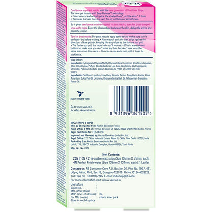Veet Women Full Body Waxing Kit-Sensitive Skin(20 Strips)