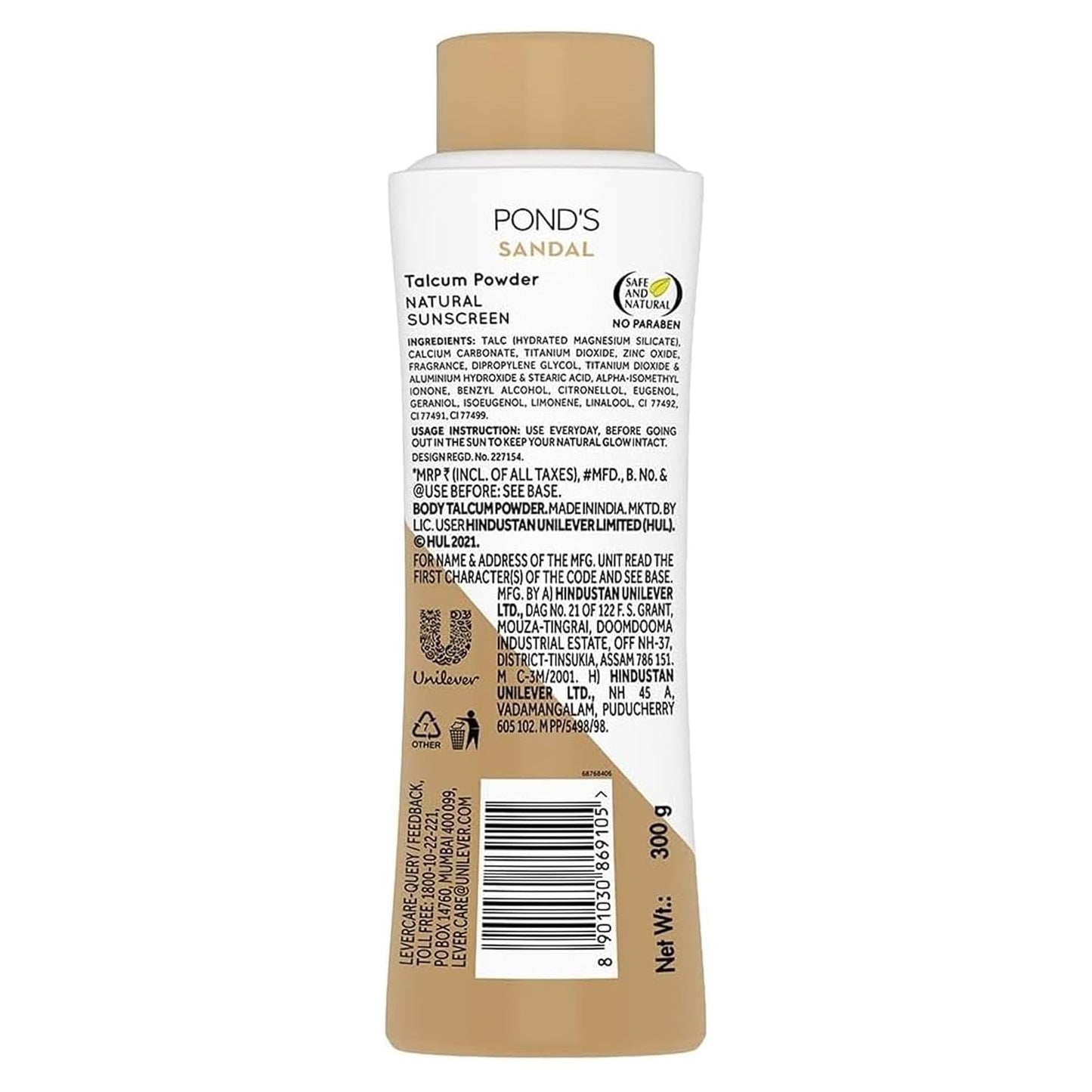 Pond's Sandal Radiance Talcum Powder|| 300 g