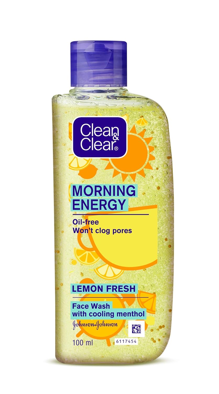 Clean & Clear Morning Energy Lemon Fresh, Yellow, 100 ml
