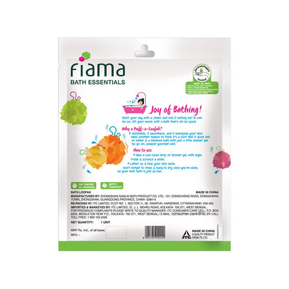 Fiama Bath Essential Puff-a-Loofah Soft, Exfoliated and Energized Skin