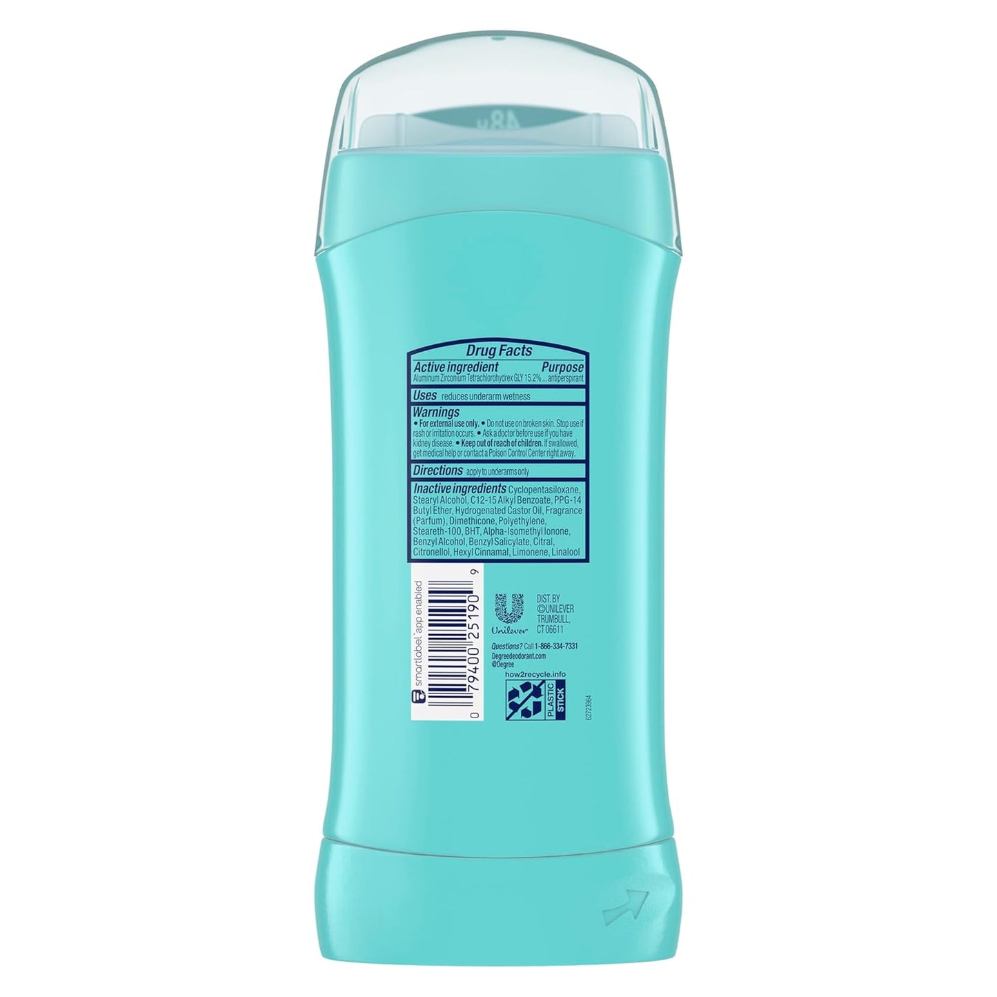 Degree Invisible Solid Shower Clean Deodorant