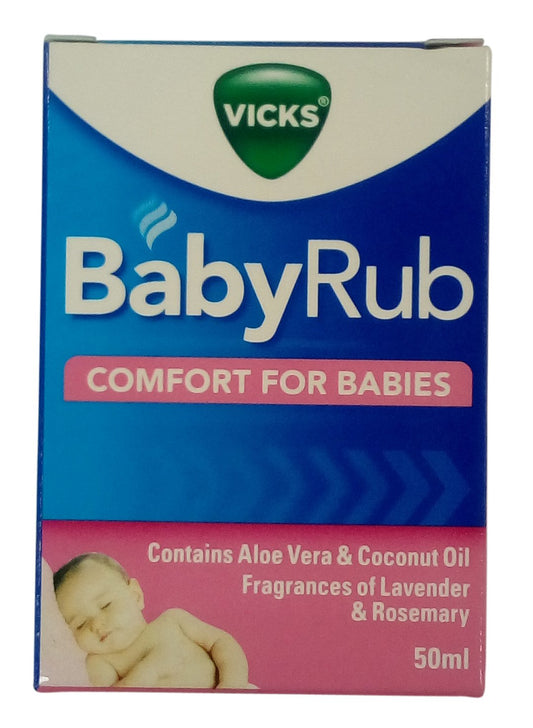 Vicks BabyRub Soothing Vapour Ointment, 50ml