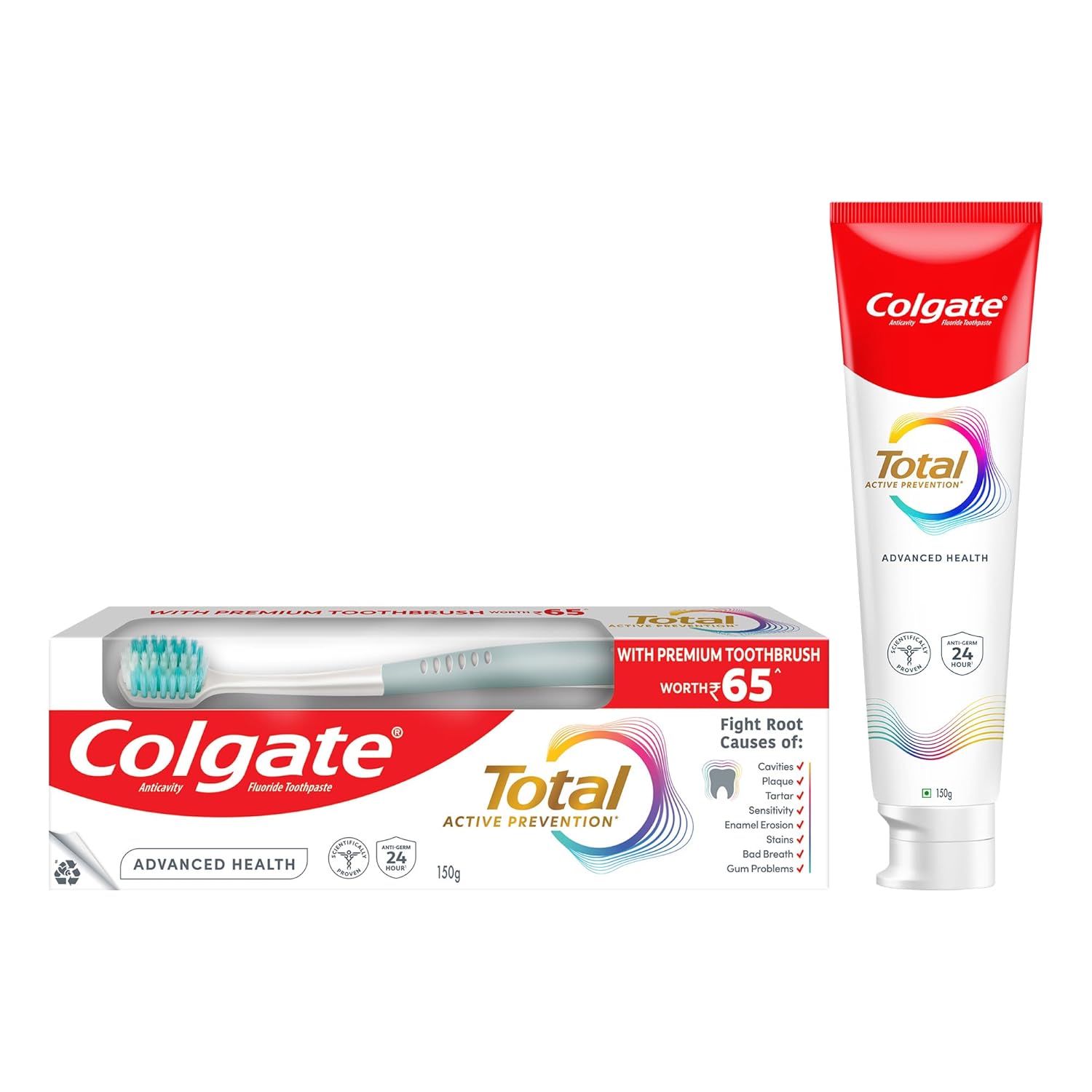 Colgate Total Advanced Health Antibacterial Toothpaste 150 Grams