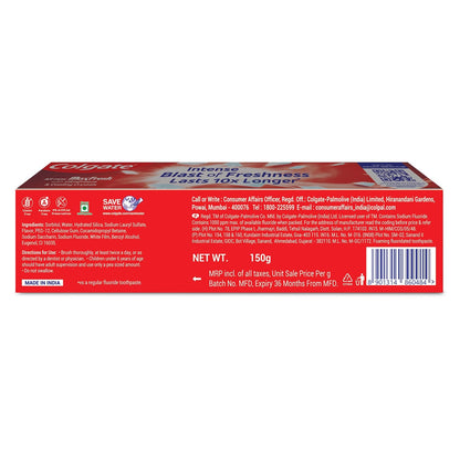 Colgate Maxfresh Spicy Fresh Red Gel Toothpaste, 150g