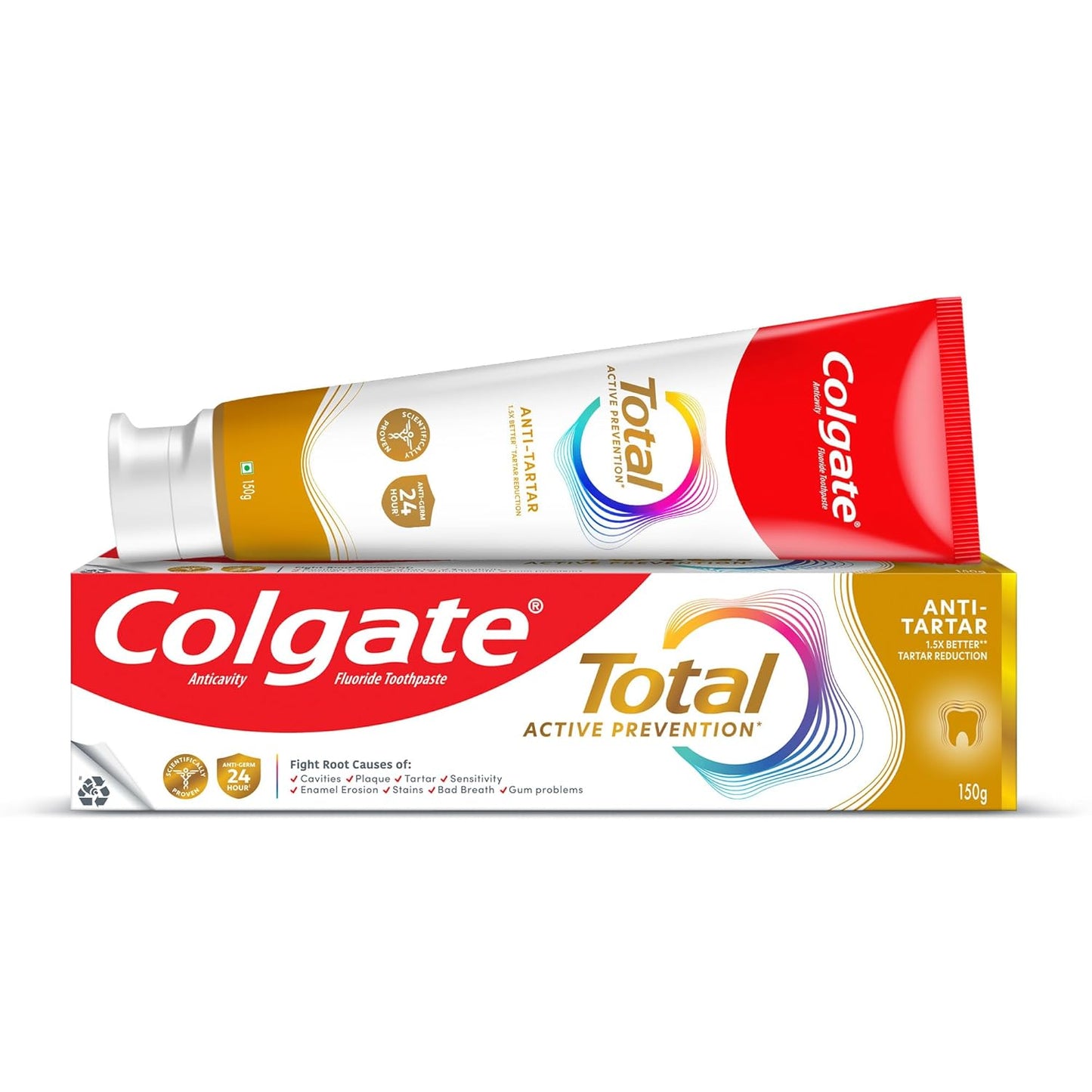 Colgate Total Anti-Tartar Toothpaste (150gm)