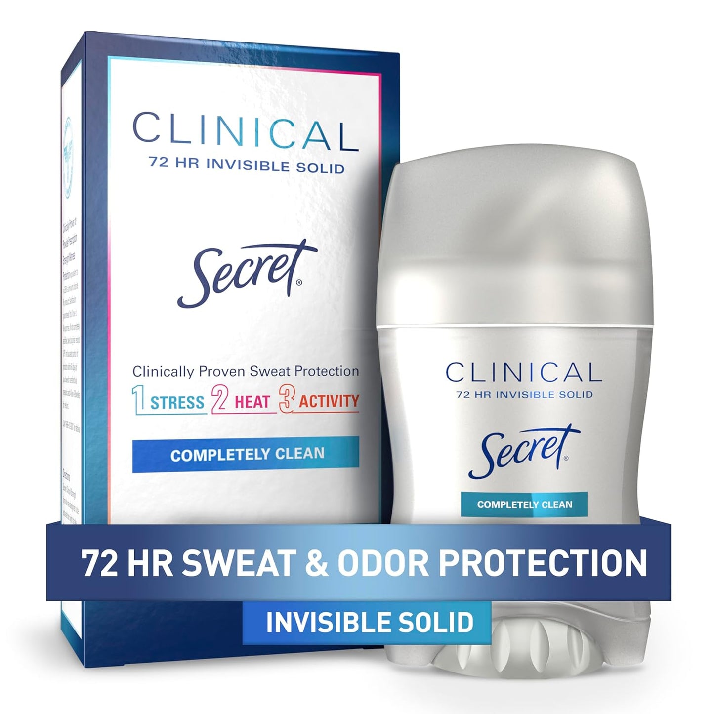 Secret Clinical Strength Deodorant Invisible Solid Completely Clean