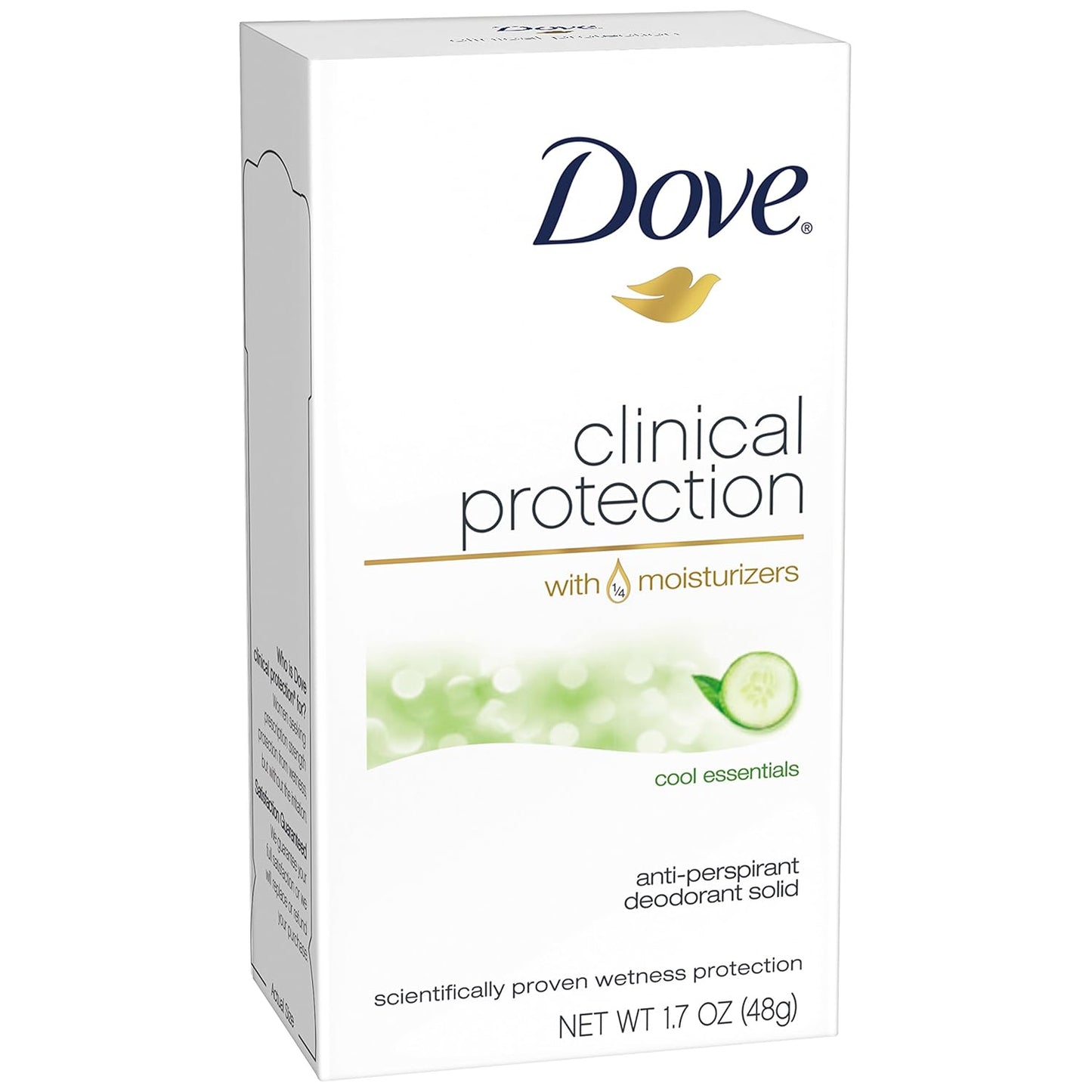 Dove Clinical Protection Anti-perspirant and Deodorant Solid, 48g