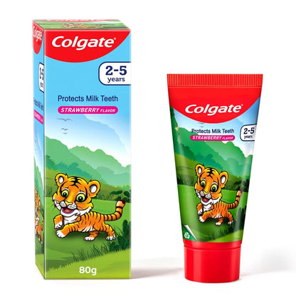 Colgate Kids Toothpaste for 2-5 Years - 80gm (Strawberry Flavour)