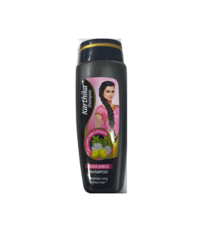 Karthika Black Shield Shampoo with Amla, Curry leaves and Bringraj, 175ml