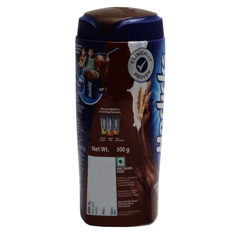 Horlicks Chocolate Drink Jar, 500 g