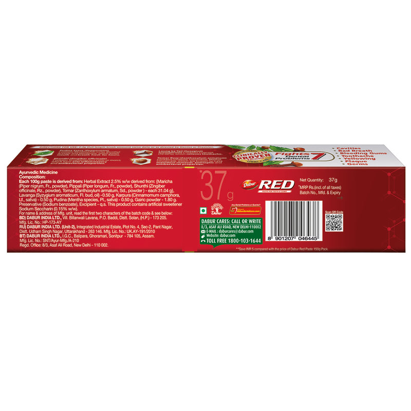 Dabur Red Toothpaste 37 g