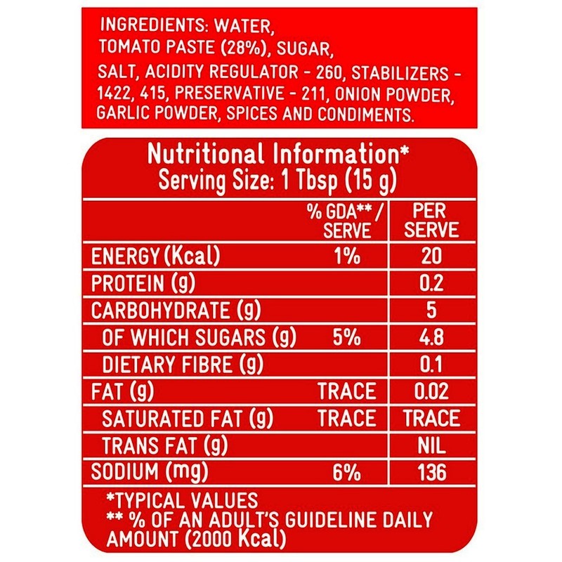 Kissan Tomato Ketchup 1 kg