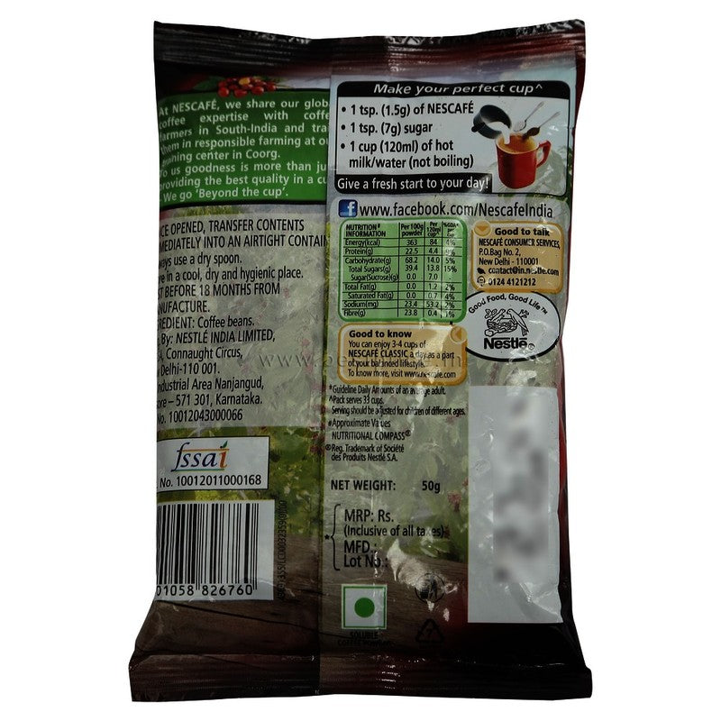 Nescafe Classic Coffee Sachet 48 g