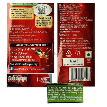 Nescafe Classic Coffee Refill Pack 200 g