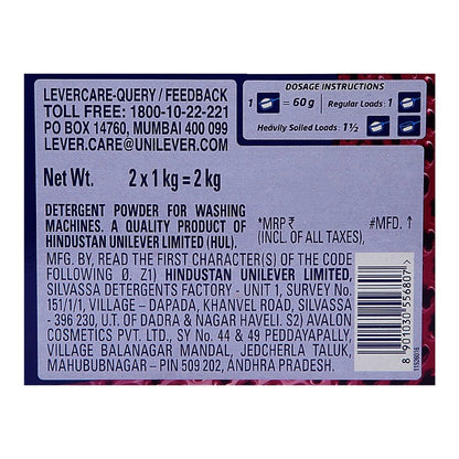 Surf Excel Matic Powder Front Load, 2 kg