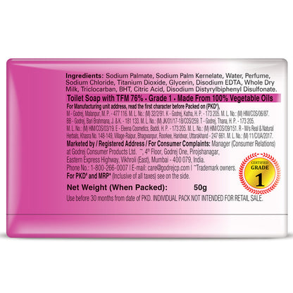 Godrej No 1 Soap Jasmine, 4 N (50 g Each)