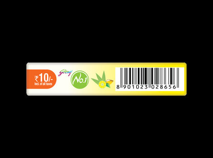 Godrej No.1 Lime & Aloe Vera Soap 4 N (47 g Each)