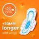 Whisper Choice Ultra Sanitary Napkin XL With Wings, 6 N