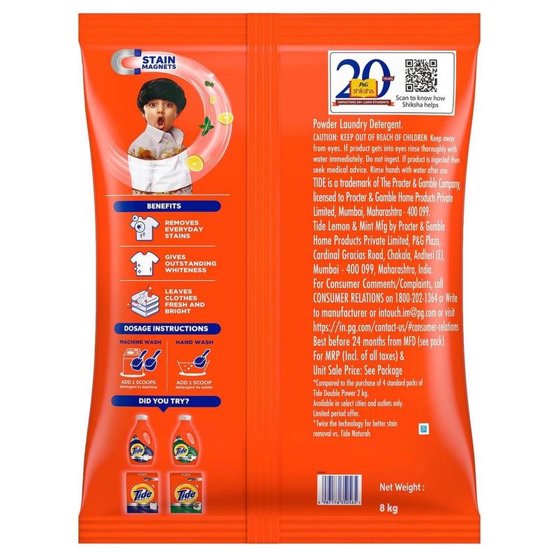 Tide Detergent Powder 8 kg
