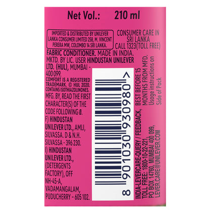 Comfort Pink Fabric Conditioner 210 ml