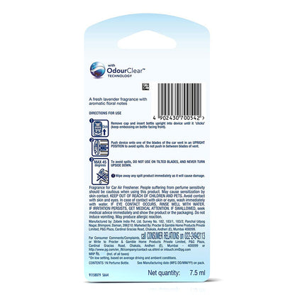 Ambipur Car Refill Lavender, 7.5 ml