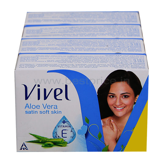 Vivel Aloe Vera Soap 4N (90 g Each)