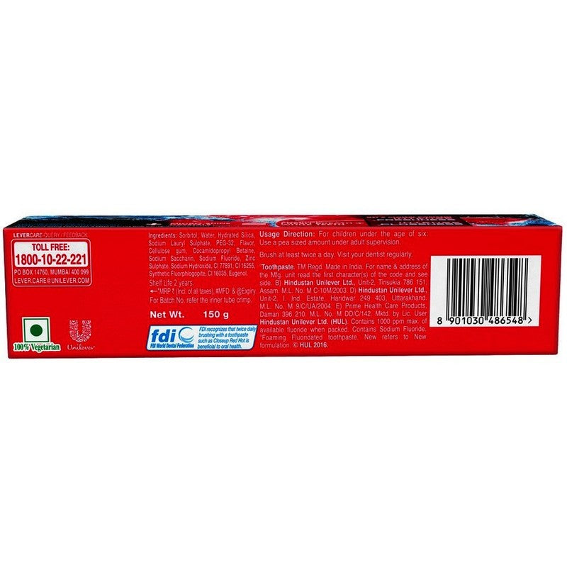 Close Up Red Toothpaste 150 g