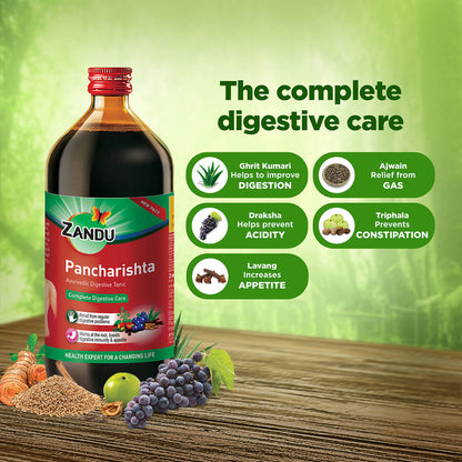 Zandu Pancharishta Ayurvedic Digestive Tonic 450 ml