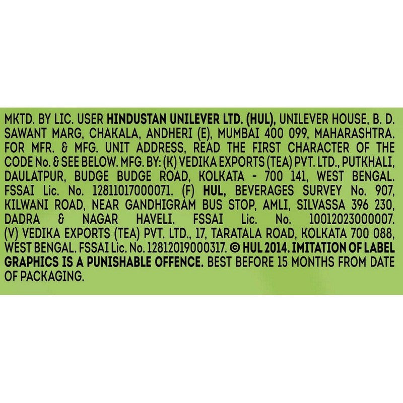 Lipton Tulsi Natura Green Tea Bags Sachet, 25 N
