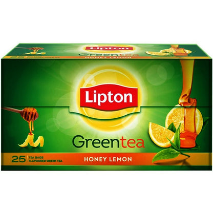 Lipton Lemon Honey Green Tea Bags Sachet, 25 N