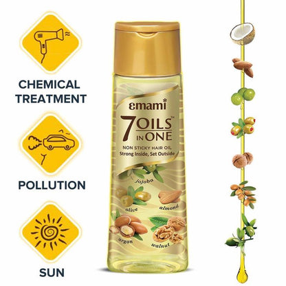 Emami 7 Oils In One Non-Sticky Hair Oil 200 ml
