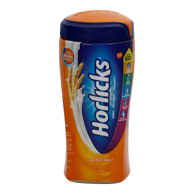 Horlicks Drink Standard, Jar, 200 g