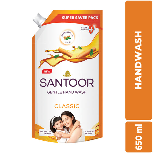 Santoor Classic Handwash 650 ml