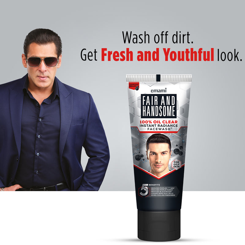 Fair & Handsome Oil Clear Instant Radiance Face Wash 50 g