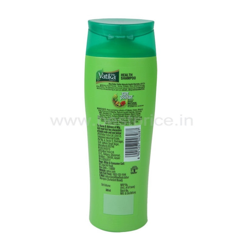 Vatika Shampoo Health Shampoo, 340 ml