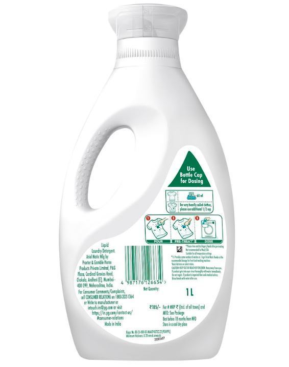 Ariel Front Load Matic Liquid Detergent 990 ml