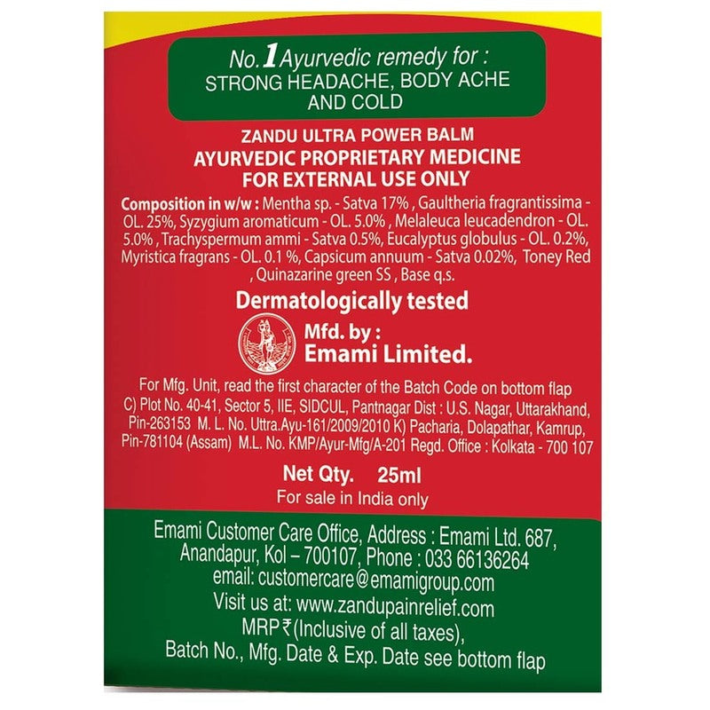 ZANDU ULTRA POWER BALM 25ml