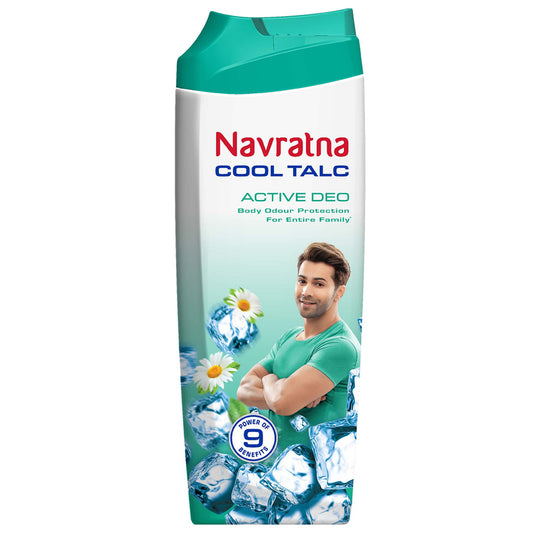 Navratna Active Deo Talcum Powder 50 g