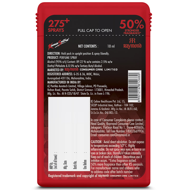 Kamasutra Spark Pocket Deo 18 ml