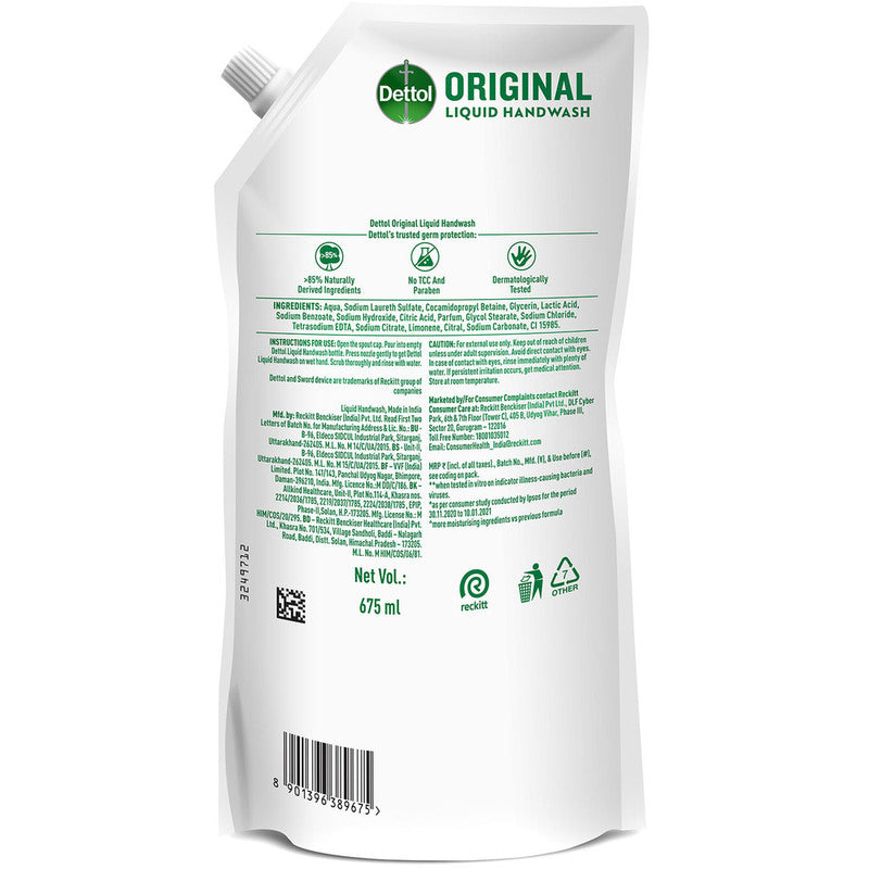 Dettol Original Liquid Handwash 675 ml