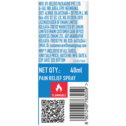 Zandu Fast Relief Spray 40 ml