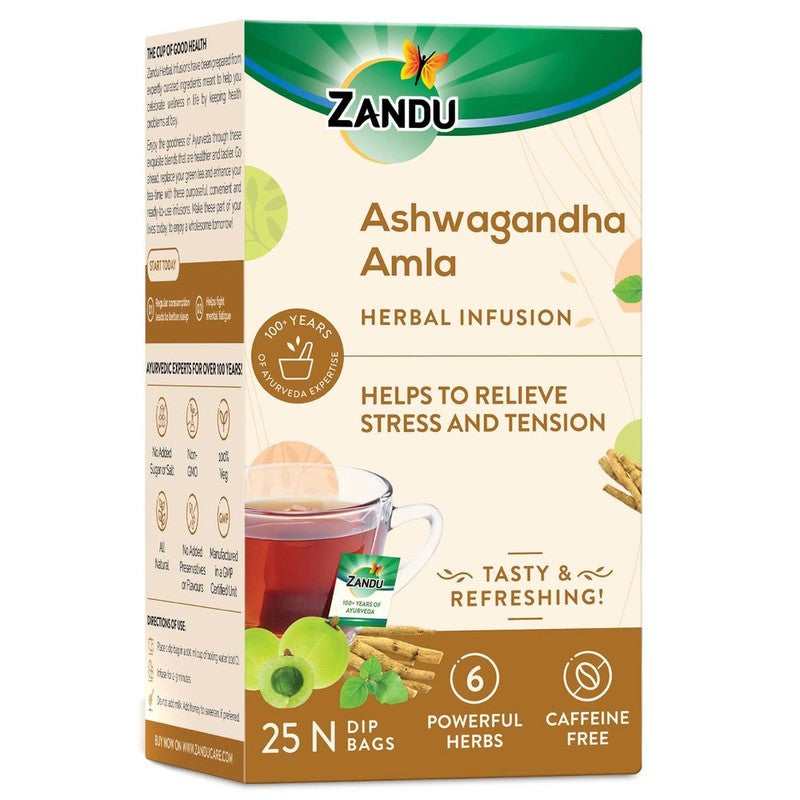 Zandu Ashwag Amla Infusion Drink 25 N (1.5 g Each)