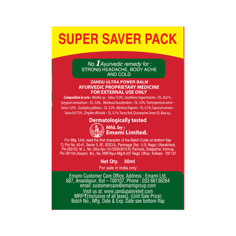 Zandu Ultra Power Balm 50 ml