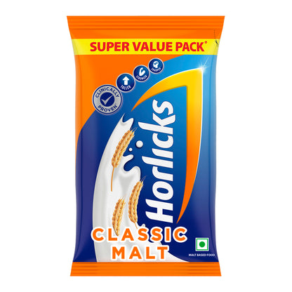 Horlicks Classic Malt Pouch 450 g