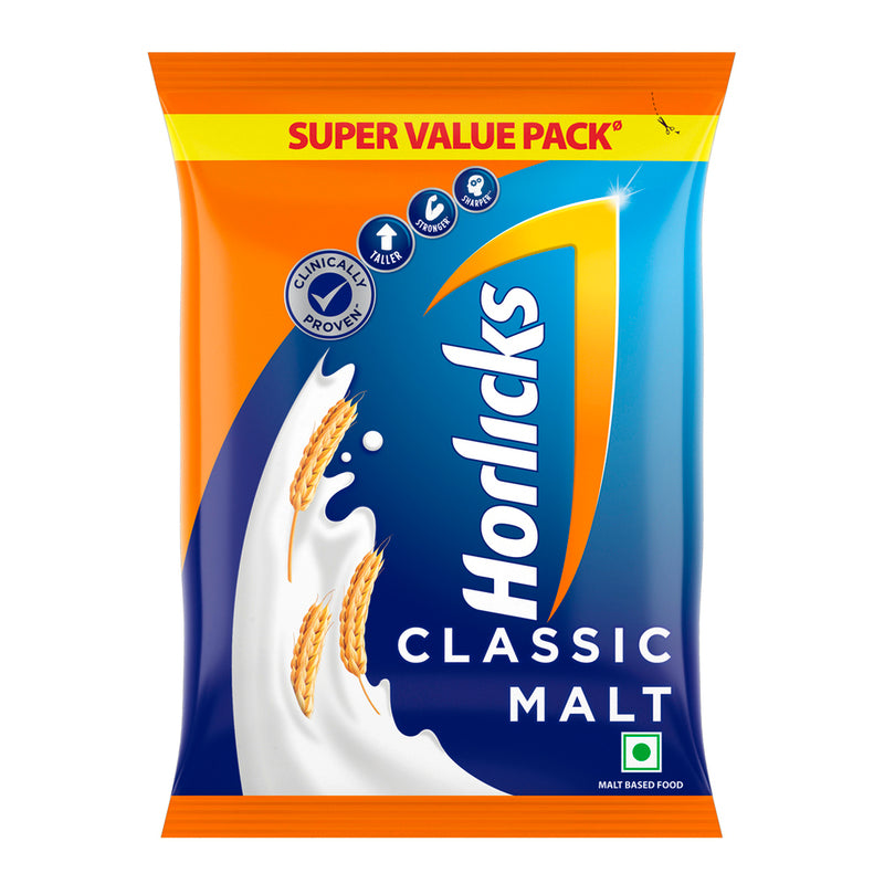 Horlicks Classic Malt Pouch 900 g